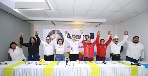 PES y MÁS en LC manifiestan respaldo a Araceli Saucedo y Yuri Navarro