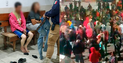Pareja se salva de ser linchada por robar templo de Angahuan