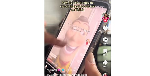 Esta es la solución para poder deslizar los videos en TikTok