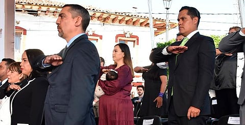 Christian Jaramillo y Conrado Mejía rinden protesta como diputados suplentes de la 75 Legislatura