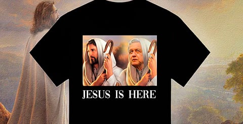 Lanzan nueva playera de AMLO; ahora con Jesús
