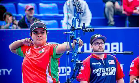 Mexicana se cuelga la plata en Copa del Mundo de Tiro con Arco en Shangái