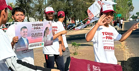 Brigadas de Torres Piña desatan ola guinda en Morelia