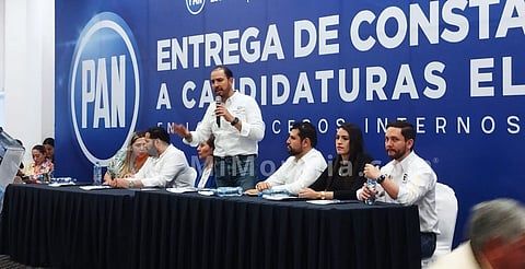 PAN entrega constancias a sus candidatos locales en Michoacán