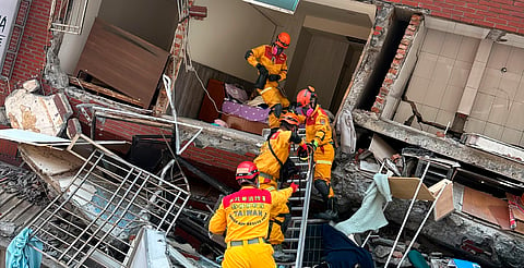 Al menos 9 muertos, tras sismo en Taiwán