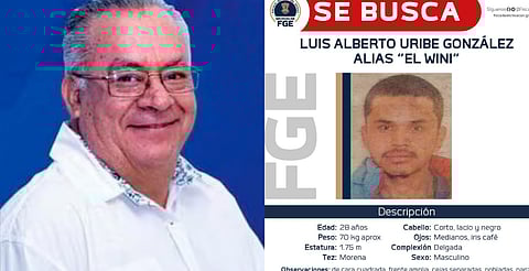 Ofrece FGE recompensa por "El Wini", presunto homicida del precandidato Armando Pérez