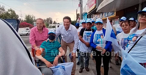 Avanzan brigadas de Alfonso Martínez por el poniente de Morelia