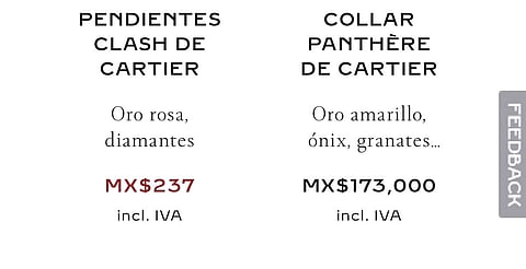 Joven compra aretes Cartier en 400 pesos por error de precio; el real, de $400 mil