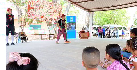 Esto en Las Bateas, comunidad en la que el año pasado salieron de sus hogares por inseguridad