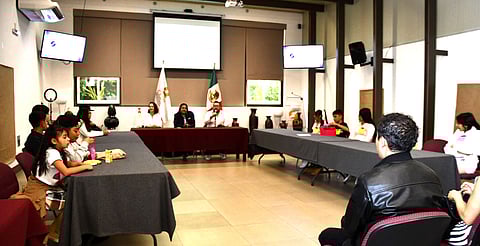 Niñas y niños eligen a representante estatal ante el DIF Nacional