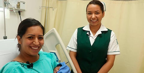 Nace la primera niña en el Hospital General de Zona No 86 de Uruapan