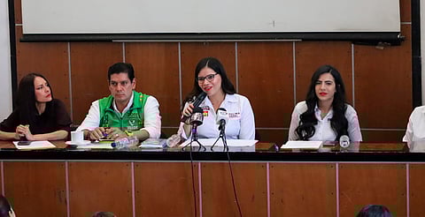Fomento económico en coordinación con empresarios, propone Carolina Rangel a agremiados de Canaco Servytur