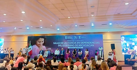 Establecerán salas de lactancia en dependencias de gobierno de Michoacán