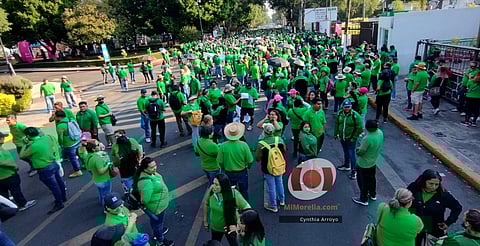 Arrancan sindicatos marchas con motivo del Día del Trabajo