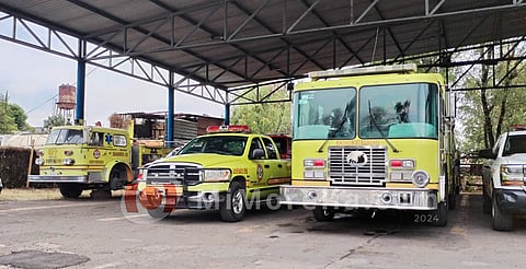 Maquinaria de Bomberos de Morelia, espera su baja en Patrimonio
