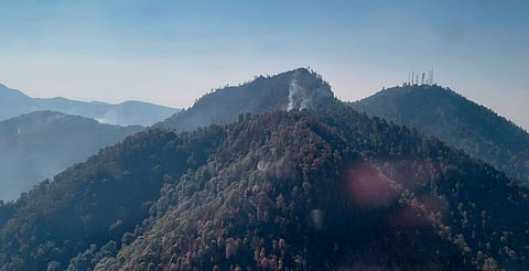 Controlado el incendio forestal en Cerro Burro de Pátzcuaro