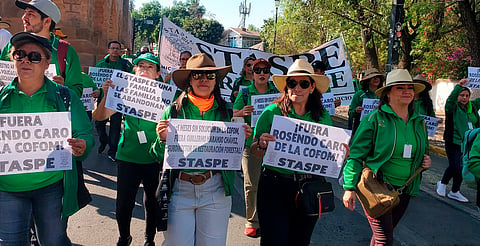 Amaga STASPE con bloquear calles el miércoles en Morelia