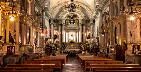Interior del Templo de San Agustín