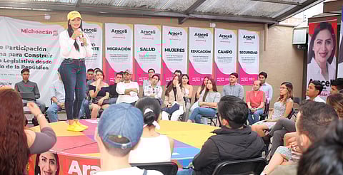 Porque la juventud es la fuerza que hará posible el rescate de México, ¡vamos en unión!: Araceli Saucedo