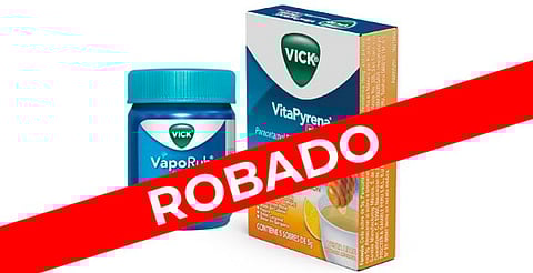 Alertan por robo de lotes de VapoRub y VitaPyrena Forte sin registro sanitario