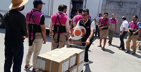 Llegan más de 12 millones de boletas electorales a Michoacán