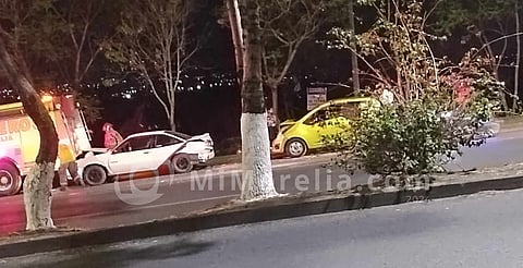 Chocan en Morelia; hay 4 unidades involucradas