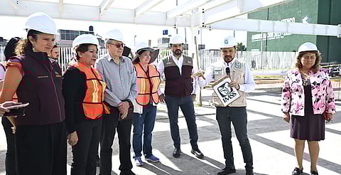 Supervisan director general del IMSS y gobernadora del Estado de México obra del Hospital General Atenco