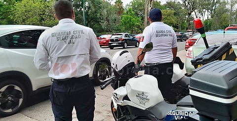 Seguridad Vial implementa operativo en escaleras de Santa María