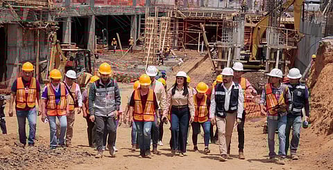 Gladyz Butanda supervisa avances del Mercado Municipal de Pátzcuaro