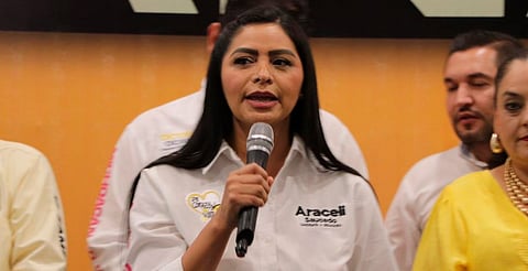 Estoy lista para asumir esta gran responsabilidad: Araceli Saucedo