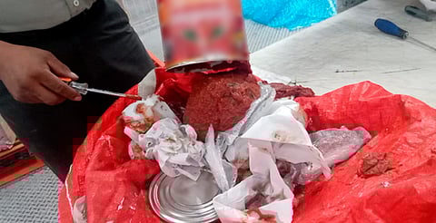 Pasó en México: hallan 12 kilos de droga ocultos en salsa para pizza