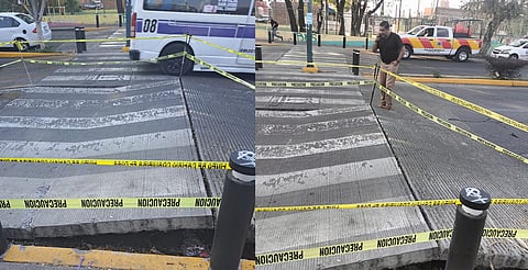 Estos son los motivos por los que se levantó pavimento en avenida Nocupétaro