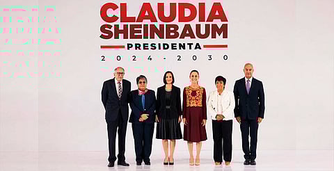 Sheinbaum presenta a cinco integrantes más de su gabinete