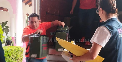A más de 20 días de la elección, llegan al IEM paquetes electorales de Tiquicheo