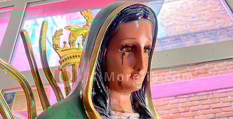 En Morelia ¿figura de la Virgen llora sangre? Esta es la historia que se hizo viral