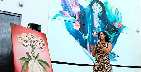 Mural de Carolina Pavia será expuesto de forma permanente en el Colegio de Morelia