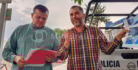 René Valencia formaliza denuncia ante FGE contra Alfonso Martínez por posibles delitos electorales