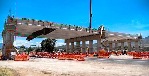 Supervisan obra del segundo anillo periférico de Morelia; lo transitarán casi 7 mil autos al día