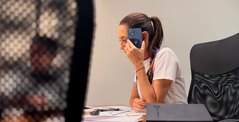 Claudia Sheinbaum, tiene llamadas con representantes del banco mundial, el FMI y OCDE