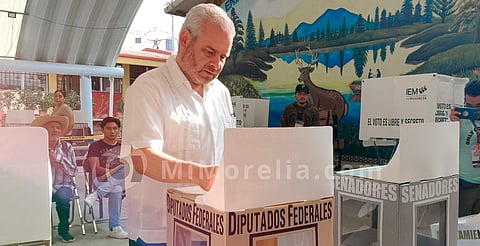 "Que sea una fiesta cívica", exhorta Bedolla, gobernador de Michoacán