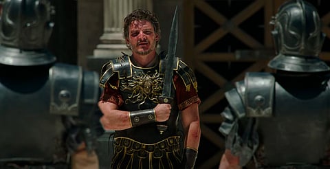 Con batallas navales en el coliseo, revelan primer tráiler de Gladiador 2