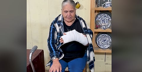 Doña Ángela sufre caída y no podrá cocinar un tiempo