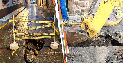 OOAPAS repara línea sanitaria en Sánchez de Tagle y Bartolomé de las Casas