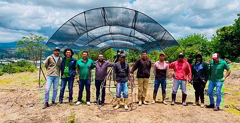 Estudiantes del Cecytem Tangancícuaro se beneficiarán con vivero escolar