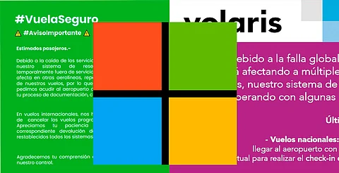 Morelia: cancelan algunos vuelos tras caída mundial de Microsoft