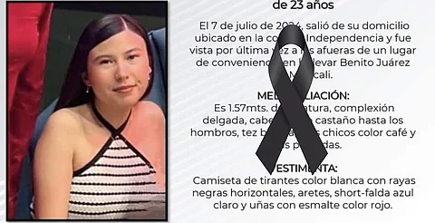 Hallan muerta a joven tras abordar taxi por app