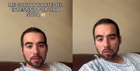 Hombre es internado y le cortan el intestino por comer sopa instantánea