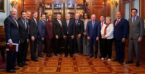 AMLO se reúne con legisladores de EU para fortalecer cooperación bilateral