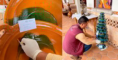 Ante concurso de alfarería, inspeccionan que piezas sean libres de plomo