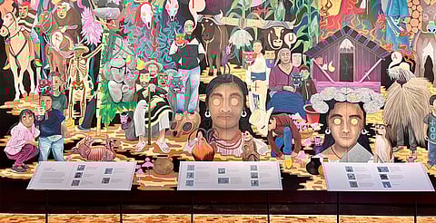 Obra de artista purépecha se exhibe en Museo Nacional de Antropología